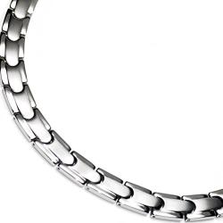 Accents Kingdom Mens Tempo Titanium Magnetic Power Golf Link Necklace