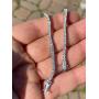 Real Solid 925 Sterling Silver 2mm CZ Tennis Bracelet - 6-8.5'' Iced Diamond One Row Bracelet - Thin & Great For Classy Everyday Look