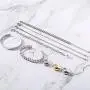 Gold Cuban Chain Bracelet Set & Open Dome Rings Set 14K Gold Plated Cuff Bangles Bracelets for Women Girls (9PCS) Gold Cuban Chain Bracelet Set & Open Dome Rings Set 14K Gold Plated Cuff Bangles Bracelets for Women Girls (9PCS)