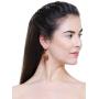 Sansar India Oxidized Small Lightweight Jhumka Indian Earrings Jewelry for Girls and Women 1755