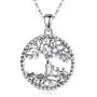 LOVEON Sterling Silver Tree of Life Necklace, Family Love Tree Pendant Necklace Tree of life Jewelry for Women, 18'' Chain LOVEON Sterling Silver Tree of Life Necklace, Family Love Tree Pendant Necklace Tree of life Jewelry for Women, 18'' Chain