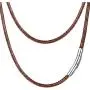 PROSTEEL Waxed Rope Braided Leather Necklace Cord Sturdy Soft Comfortable, 16”-30”, Stainless Steel Durable Clasp, Come Gift Box PROSTEEL Waxed Rope Braided Leather Necklace Cord Sturdy Soft Comfortable, 16”-30”, Stainless Steel Durable Clasp, Come Gift Box