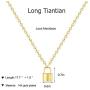 Best Friend Necklaces for 2 Dainty Bar Neckalce Elephant Love Knot Mountain Lock Necklace Jewelry Gifts for Women