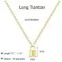 Best Friend Necklaces for 2 Dainty Bar Neckalce Elephant Love Knot Mountain Lock Necklace Jewelry Gifts for Women