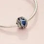 Pandora Jewelry Blue Galaxy Crystal and Cubic Zirconia Charm in Sterling Silver Pandora Jewelry Blue Galaxy Crystal and Cubic Zirconia Charm in Sterling Silver