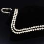 Art Deco Fashion Faux Pearls Necklace 1920s Pearls Necklace Gatsby Accessories Vintage Costume Jewelry Cream Long Necklace for Women