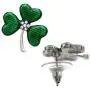 SoulBreezeCollection St. Patricks Day Irish Good Luck Charm Shamrock 4 Leaf Clover Stud Earrings (Stud Set) SoulBreezeCollection St. Patricks Day Irish Good Luck Charm Shamrock 4 Leaf Clover Stud Earrings (Stud Set)