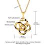 U7 Gothic Punk Jewelry Personalized Snake Necklace Pendant Chain in Platinum Gold Color, Gift for Men Women