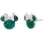 Disney Minnie Mouse Birthstone Jewelry for Women and Girls, Sterling Silver Pave Crystal Stud Earrings Disney Minnie Mouse Birthstone Jewelry for Women and Girls, Sterling Silver Pave Crystal Stud Earrings