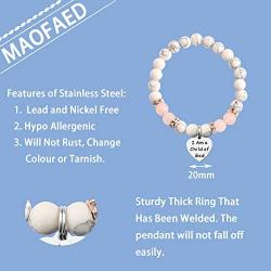 MAOFAED Baptism Gift First Communion Gift I Am a Child of God Religious Jewelry Bracelet