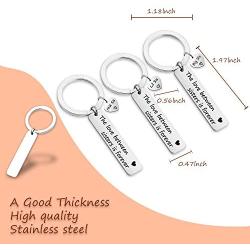 Eigso Sister Keychain Set for 2 3 4 The Love Between Sisters is Forever Sister Keychain from Sister Sister Jewelry Gift