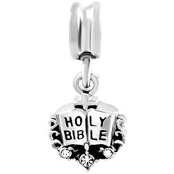 ShinyJewelry with God All Things are Possible Charm Dangle Bead for Bracelet