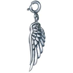 Fourseven Jewelry 925 Sterling Silver Bead Charm Pendant | Angel Wing Charm for Bracelet and Necklace