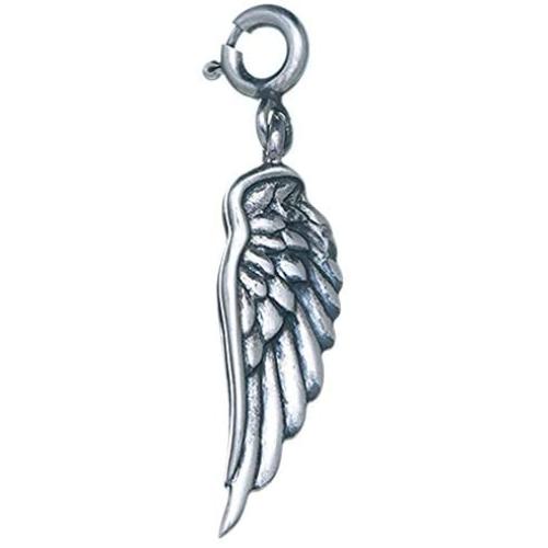 Fourseven Jewelry 925 Sterling Silver Bead Charm Pendant | Angel Wing Charm for Bracelet and Necklace