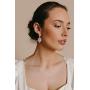 SWEETV Cubic Zirconia Chandelier Bridal Wedding Earrings for Brides, Women, Rhinestone Dangle Drop Earrings Bridal Wedding Jewelry Vintage Style