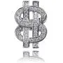 Crystal Dollar Sign Ring for Men, Iced Out Cubic Zirconia US Dollar Ring, Hip Hop Dollar Symbol Ring, Punk Rock Ring for Rapper, Dollar Money Amulet Ring, Dollar Keepsake Jewelry Gift
