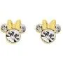 Disney Minnie Mouse Birthstone Jewelry, Silver Plated Crystal Stud Earrings for Women and Girls Disney Minnie Mouse Birthstone Jewelry, Silver Plated Crystal Stud Earrings for Women and Girls