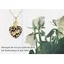 CoralDeer Heart Urn Necklaces for Ashes for Woman, Stainless Chain Birthstone Waterproof Keepsake Memorial Jewelry for Human Dog Ashes with Necklace/Pin/Funnel