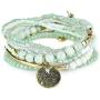 MengPa Beaded Bracelets for Women Girls Bohemian Stackable layering Strand Statement Jewelry