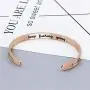 MJartoria Inspirational Bracelets for Women, Stainless Steel Cuff Bangle Engraved Funny Phrase Jewelry Graduation Birthday Encouragement Gifts for Friends MJartoria Inspirational Bracelets for Women, Stainless Steel Cuff Bangle Engraved Funny Phrase Jewelry Graduation Birthday Encouragement Gifts for Friends