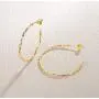 FANCIME Yellow Gold Plated 925 Sterling Silver Large Big Twisted Open Half Hoop Earrings Dainty Fine Jewelry Gifts for Women, 35 mm FANCIME Yellow Gold Plated 925 Sterling Silver Large Big Twisted Open Half Hoop Earrings Dainty Fine Jewelry Gifts for Women, 35 mm