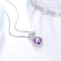 Birthday Gifts for Her March Birthstone Aquamarine Love Infinity Emerald Periodt Blue Sapphire Pink Tourmaline Citrine Garnet Amethyst Jewelry Sterling Silver