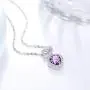 Birthday Gifts for Her March Birthstone Aquamarine Love Infinity Emerald Periodt Blue Sapphire Pink Tourmaline Citrine Garnet Amethyst Jewelry Sterling Silver