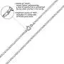 Savlano 925 Sterling Silver 1.5mm Italian Solid Figaro Link Chain Necklace Comes Gift Box for Men & Women - Made in Italy Savlano 925 Sterling Silver 1.5mm Italian Solid Figaro Link Chain Necklace Comes Gift Box for Men & Women - Made in Italy