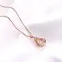 NEIQII Necklaces for Women, Teardrop-Shaped Necklace Pendant, Rose Gold Plated Womens Necklaces, 3A Cubic Zirconia Pendants for Womens Jewelry Gift NEIQII Necklaces for Women, Teardrop-Shaped Necklace Pendant, Rose Gold Plated Womens Necklaces, 3A Cubic Zirconia Pendants for Womens Jewelry Gift