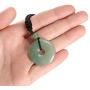 Top Plaza Reiki Healing Crystal Gemstone Necklace Adjustable Protection Lucky Coin Pendant Necklaces Amulet Jewelry for Women Men