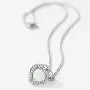 Mints Opal Jewelry Set Sterling Silver Heart Pendant Necklace Stud Earrings October Birthstone Gemstone Jewelry for Women Mints Opal Jewelry Set Sterling Silver Heart Pendant Necklace Stud Earrings October Birthstone Gemstone Jewelry for Women