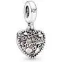 Pandora Jewelry Love Makes A Family Dangle Cubic Zirconia Charm in Sterling Silver