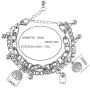 SNOWLIN Stainless Steel Layered Stacking Bracelets Minimalist Key Little Bear Punk Double Coin Jewelry for Women Girls Jewelry Gifts
