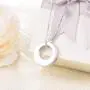 Jinlou Circle of Life Urn Necklace 925 Sterling Silver Cremation Eternity Memorial Pendant for dog ashes jewelry earn necklace for ashes