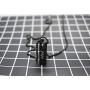 Suxerlry Keepsake Tube Locket Ashes Urn Pendant Necklace Black Memorial Stainless Steel Jewelry