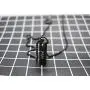Suxerlry Keepsake Tube Locket Ashes Urn Pendant Necklace Black Memorial Stainless Steel Jewelry