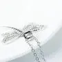 925 Sterling Silver Insect Jewelry Cubic Zirconia Dragonfly Pendant Necklace for Women Ladies Teen Girls Birthday Gifts 925 Sterling Silver Insect Jewelry Cubic Zirconia Dragonfly Pendant Necklace for Women Ladies Teen Girls Birthday Gifts