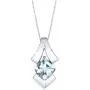 Sterling Silver Pagoda Pendant Necklace available in various colored stones Sterling Silver Pagoda Pendant Necklace available in various colored stones
