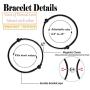 KINGSIN Couples Magnetic Mutual Attraction Bracelets Vows of Eternal Love Charms Adjustable Jewelry Gifts Set for Lover Women Men Mother Daughter Bestfriend