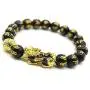 Feng Shui Prosperity 10mm Hand Carved Mantra Bead Bracelet with Color Changed Pi Xiu/Pi Yao Attract Wealth and Good Luck Feng Shui Prosperity 10mm Hand Carved Mantra Bead Bracelet with Color Changed Pi Xiu/Pi Yao Attract Wealth and Good Luck