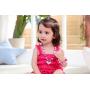 vcmart Girls Gilitter Heart Chunky Bubblegum Bead Necklace & Bracelet Set Fashion Jewelry Pendant with Gift Box