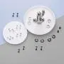 12 Pairs Earrings for Men Women, Stainless Steel Earrings Set Hoop CZ Earrings for Mens Earrings Stud Earrings Piercing Jewelry