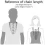 FaithHeart Spiga Wheat/Rope/Box/Rolo Chain Necklace, 18/20/22/24/26/28/30 Inches 18K Gold Plated/Stainless Steel Daily Chains for Men/Women, Customize Available (with Gift Box)