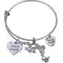 Infinity Collection Cheer Coach Bracelet- Cheerleading Coach Bracelet- Bangle Bracelet- Cheer Jewelry - Perfect Thank You Gift for Cheer Coaches