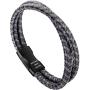 murtoo Mens Bracelet Leather Braided, Brown and Black Leather Bracelet for Men