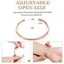 Lolalet 2 Pack Oval Thin Cuff Bracelet, Christmas Gift for Girlfriend Wife Mom, 18K Rose Gold/Gold Plated Couples Love Bracelets, Plain Polished Finish Bangle Jewelry Gift for Men Women Lolalet 2 Pack Oval Thin Cuff Bracelet, Christmas Gift for Girlfriend Wife Mom, 18K Rose Gold/Gold Plated Couples Love Bracelets, Plain Polished Finish Bangle Jewelry Gift for Men Women