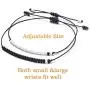 PPJew Socially Long Distance Matching Relationship Bracelet Set Couple Friendship Bracelets for Women Best Friends Girlfriends Boyfriends Family Lover