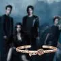 HOLLP The Originals Jewelry Vampire Girl Rose Bracelet Team Klaus Always and Forever Bracelet Gift for TV Fans HOLLP The Originals Jewelry Vampire Girl Rose Bracelet Team Klaus Always and Forever Bracelet Gift for TV Fans