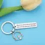 SEIRAA Alice in Wonderland Gift BFF Friendship Keychain When You Cant Look on The Bright Side I Will Sit with You in The Dark Alice Gift