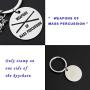 CENWA Drummer Gift Drummer Keychain Weapons of Mass Percussion Drum Kit Gifts Musician Keychain Percussion Jewelry Drum Player Band Gifts